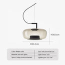 Art Deco glazen hanglamp Pierre – Zeldigno