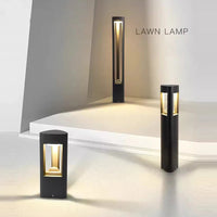 Borne LED extérieure en aluminium pour jardin – Aluminar