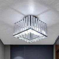 Plafonnier Cristal Doré pour Chambre – Célestine
