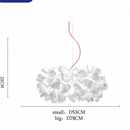 Moderner Kristall-Kronleuchter für Wohnzimmer und Schlafzimmer – Elestia