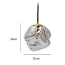 Scandinavian Pendant Lamp in Lava Effect Glass – Volcano