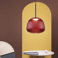 Suspension en verre coloré style médiéval pour salon – Alumine