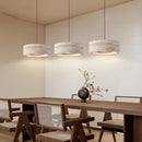 Yellow travertine pendant light for living room and dining room β Armonelo