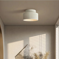 Plafonnier Minimaliste Crème pour Chambre – Crealuxa