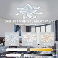 Plafonnier Acrylique Moderne Dimmable pour Salon/Chambre – Caeleste