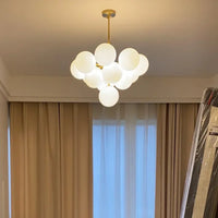 Lustre moderne en verre pour salon – Arionelle