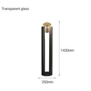 Postmoderne Metalen Glazen LED Vloerlamp – Elara