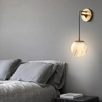 Applique Murale en Marbre et Cuivre pour Chambre – Marbrelia