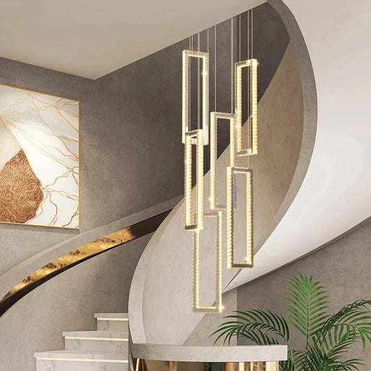 Moderne kristallen kroonluchter voor woonkamer – Cristarion