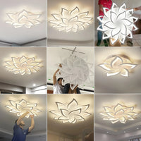 Plafonnier Acrylique Moderne Dimmable pour Salon/Chambre – Caeleste