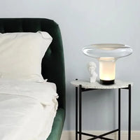 Lampe de Table en Verre Style Art Déco – Célestine