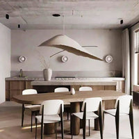 Suspension LED style nordique en fer blanc pour salon – Nordironia