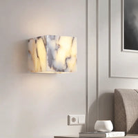 Applique murale en pierre noire pour chambre – Nocturis
