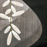 Suspension LED en verre design nordique pour salle à manger – Estelara