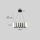 Moderner runder Kronleuchter aus Eisen für Wohnzimmer – Cironder