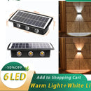 Modern LED solar wall light for garden – Solastre
