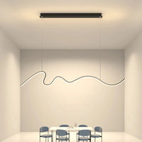Suspension LED noire moderne pour intérieurs – Caelux