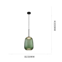 Suspension en verre coloré style médiéval pour salon – Alumine