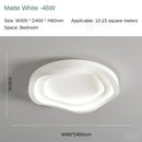 Minimalist white LED ceiling light for modern living room – Arionde