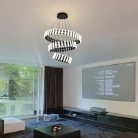 Lustre Circulaire Moderne en Fer pour Salon – Cironde