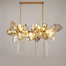 Modern glass pendant light for living room β Celestine