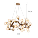 Moderne LED-Hängeleuchte aus Legierung für Wohnzimmer – Circlux