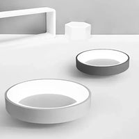 Plafonnier LED rond en métal pour salon – Ciralux