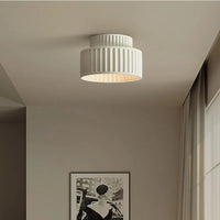 Plafonnier Minimaliste Crème pour Chambre – Crealuxa