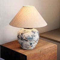 Lampe de table céramique style japonais pour salon – Zenara
