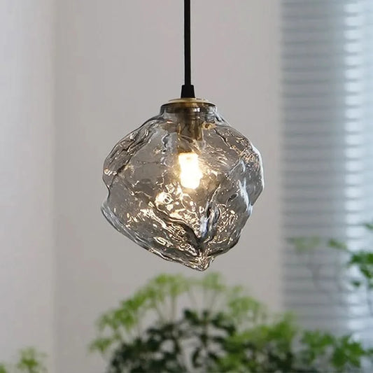Scandinavische Hanglamp Glas Lavalook Effect – Volcano