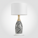 Chique tafellamp met een moderne en wilde stijl – Zebra