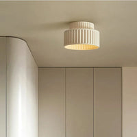 Plafonnier Minimaliste Crème pour Chambre – Crealuxa