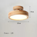 Nordic wooden ceiling light for hallway – Arborise