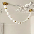 Modern alloy LED pendant light for living room β Argentique