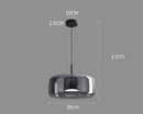 Nordic minimalist glass pendant light for living rooms and bedrooms – Vetroéclat