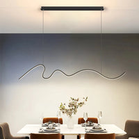 Suspension LED noire moderne pour intérieurs – Caelux