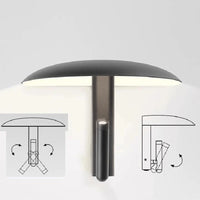 Applique murale rotative en métal noir – Zolanire