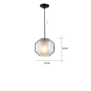 Scandinavian Pendant Lamp with Handmade Glass Lampshade – Nordic Verse Art