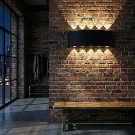 Wasserdichte moderne Wandleuchte für Außenbereiche – WaveX