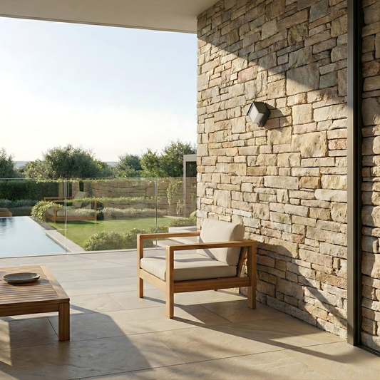 Luminaire d'extérieur Halorya vue ambiance | Luxarmonie