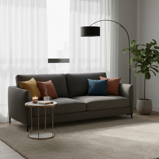 Verstellbare moderne Stehlampe für Wohnzimmer und Schlafzimmer – Verilum