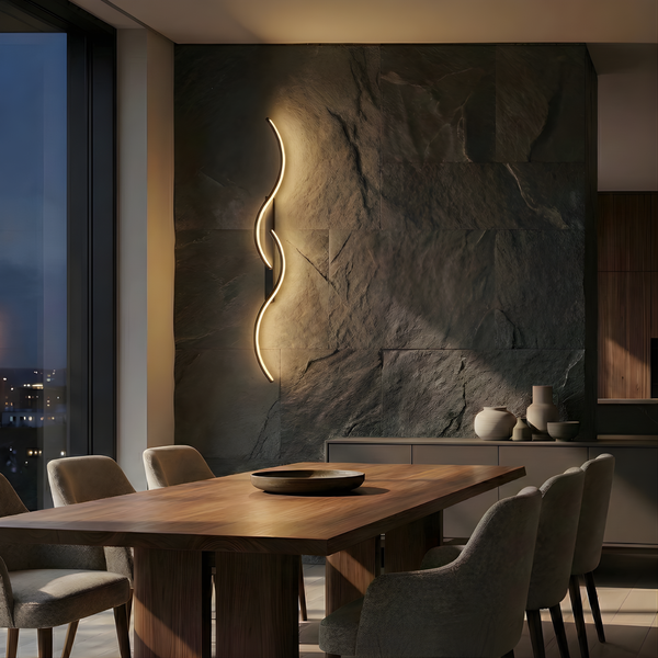 Erschwingliche dekorative Leuchte im modernen Stil – Wavy