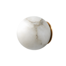 Marmeren en koperen wandlamp β Seraphia