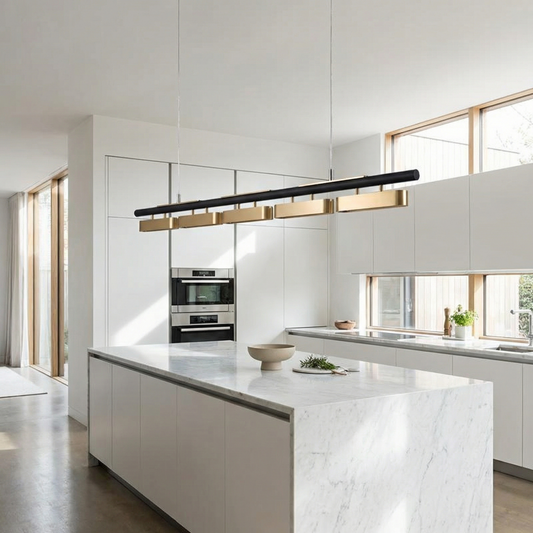 Zweifarbige Metall-Hängeleuchte – Althéa