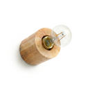 Minimalist natural wood wall light – Arvenor