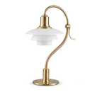 Bauhaus style glass and iron table lamp – Auroldis