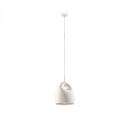 Modern white ceramic pendant light for dining room – Elaris