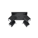 Modern Black 4-Light Spot Ceiling Light – Neridal