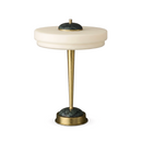 Tafellamp Tactiel Wit & Goud Postmoderne Elegant – Zénith
