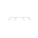 Modern white steel adjustable ceiling light for living room – Orphéane